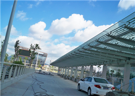 Wind and Rain Corridor of Shenzhen North Railway Station